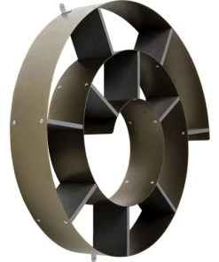 Kare Design Étagères Etagère Murale En Acier Bronze D80 -Vaisseliers Soldes Magasin etagere murale en acier bronze d80 2