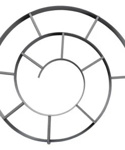 Kare Design Étagères Etagère Murale En Acier Gris Anthracite D80