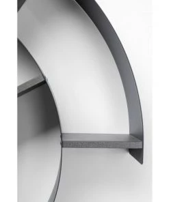 Kare Design Étagères Etagère Murale En Acier Gris Anthracite D80 -Vaisseliers Soldes Magasin etagere murale en acier gris anthracite d80 4