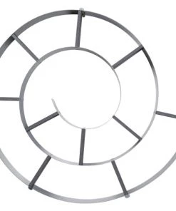 Kare Design Étagères Etagère Murale En Acier Gris Argenté D80