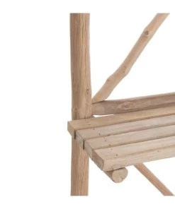 Wadiga Étagères Étagère Murale En Bois Naturel 5 Plateaux 75x25x180,5cm -Vaisseliers Soldes Magasin etagere murale en bois naturel 5 plateaux 75x25x180 5cm 4
