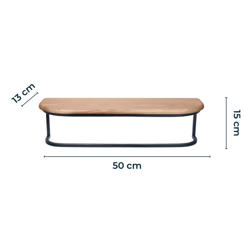 Kulile Étagères Etagere Murale En Chene Massif Certifié 3 Kulile Étagères Etagere Murale En Chene Massif Certifié – Image 3