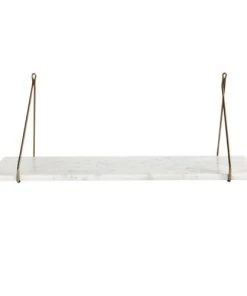 House Doctor Étagères Étagère Murale En Marbre Blanc