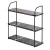 Maisons Du Monde Étagères Etagère Murale En Marbre Et Métal Noir