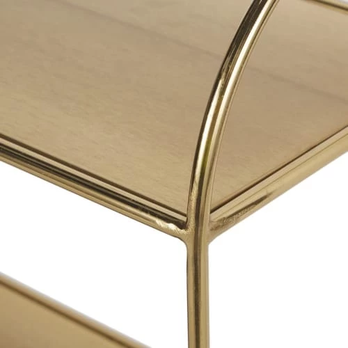 Maisons Du Monde Étagères Etagère Murale En Métal Doré 3 Maisons Du Monde Étagères Etagère Murale En Métal Doré – Image 3