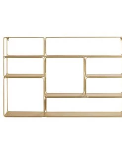Maisons Du Monde Étagères Étagère Murale En Métal Doré