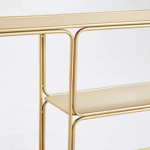 Maisons Du Monde Étagères Étagère Murale En Métal Doré 3 Maisons Du Monde Étagères Étagère Murale En Métal Doré – Image 3