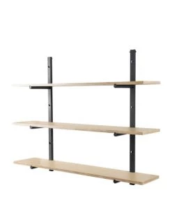 Zuiver Étagères Étagère Murale En Métal Et Bois Clair -Vaisseliers Soldes Magasin etagere murale en metal et bois clair 6