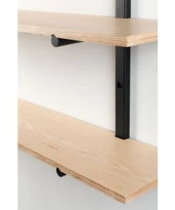 Zuiver Étagères Étagère Murale En Métal Et Bois Clair -Vaisseliers Soldes Magasin etagere murale en metal et bois clair 8