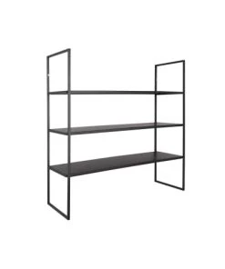 Present Time Étagères Etagère Murale En Métal Mat Noir -Vaisseliers Soldes Magasin etagere murale en metal mat noir 3