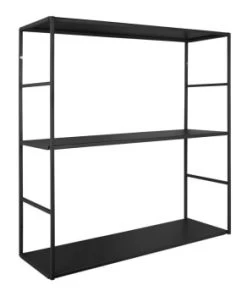 Present Time Étagères Etagère Murale En Métal Mat Noir -Vaisseliers Soldes Magasin etagere murale en metal mat noir 4