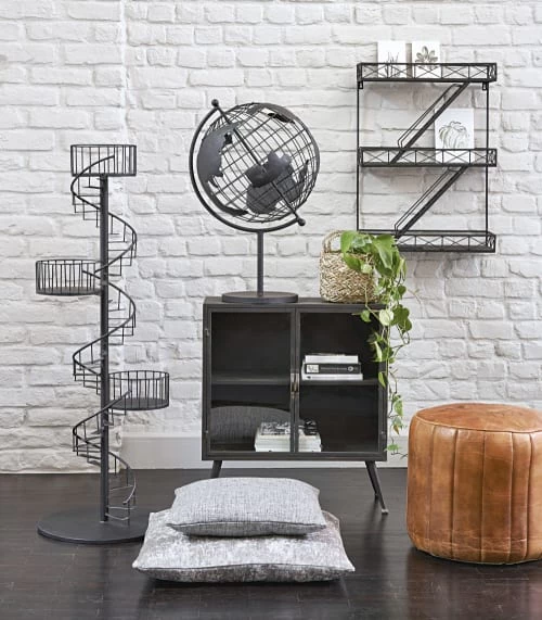 Maisons Du Monde Étagères Étagère Murale En Métal Noir 4 Maisons Du Monde Étagères Étagère Murale En Métal Noir – Image 4