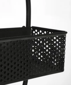 Mica Decorations Étagères Étagère Murale En Métal Noir -Vaisseliers Soldes Magasin etagere murale en metal noir 7