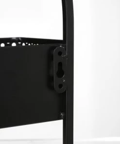 Mica Decorations Étagères Étagère Murale En Métal Noir -Vaisseliers Soldes Magasin etagere murale en metal noir 8