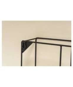Wadiga Étagères Étagère Murale En Métal Noir Et Bois 31x35x11 7 Wadiga Étagères Étagère Murale En Métal Noir Et Bois 31x35x11 -Vaisseliers Soldes Magasin etagere murale en metal noir et bois 31x35x11 2
