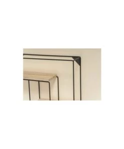 Wadiga Étagères Étagère Murale En Métal Noir Et Bois De Pin 40x40x11 -Vaisseliers Soldes Magasin etagere murale en metal noir et bois de pin 40x40x11 3