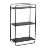 Mica Decorations Étagères Étagère Murale En Métal Noir H70