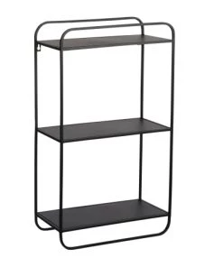 Mica Decorations Étagères Étagère Murale En Métal Noir H70