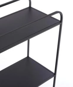 Mica Decorations Étagères Étagère Murale En Métal Noir H70 -Vaisseliers Soldes Magasin etagere murale en metal noir h70 3