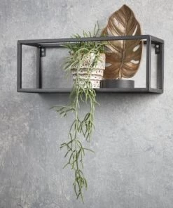 Mica Decorations Étagères Étagère Murale En Métal Noir L40 -Vaisseliers Soldes Magasin etagere murale en metal noir l40 2