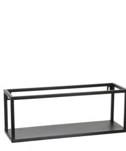 Mica Decorations Étagères Étagère Murale En Métal Noir L40