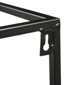 Mica Decorations Étagères Étagère Murale En Métal Noir L40 -Vaisseliers Soldes Magasin etagere murale en metal noir l40 5
