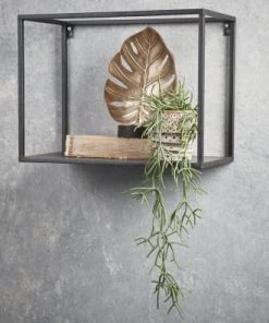 Mica Decorations Étagères Étagère Murale En Métal Noir L41 -Vaisseliers Soldes Magasin etagere murale en metal noir l41 2