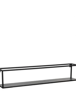 Mica Decorations Étagères Étagère Murale En Métal Noir L76