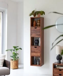 Tikamoon Étagères Etagère Murale En Palissandre Massif -Vaisseliers Soldes Magasin etagere murale en palissandre massif 3