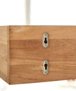 Tikamoon Étagères Etagère Murale En Teck Massif 100 Cm 7 Tikamoon Étagères Etagère Murale En Teck Massif 100 Cm -Vaisseliers Soldes Magasin etagere murale en teck massif 100 cm 2