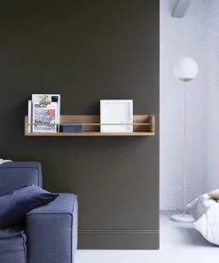 Tikamoon Étagères Etagère Murale En Teck Massif 100 Cm