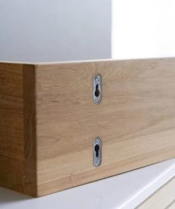 Tikamoon Étagères Etagère Murale En Teck Massif 60 Cm -Vaisseliers Soldes Magasin etagere murale en teck massif 60 cm 8