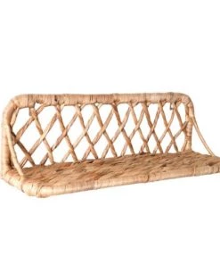 Casatera Étagères Etagère Murale Jacinthe Eau Tressée Marron