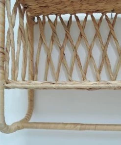 Casatera Étagères Etagère Murale Jacinthe Eau Tressée Marron -Vaisseliers Soldes Magasin etagere murale jacinthe eau tressee marron 8