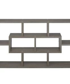 Tectake Étagères Étagère Murale Kassandra Avec 8 Compartiments En Bois MDF Effet Chêne -Vaisseliers Soldes Magasin etagere murale kassandra avec 8 compartiments en bois mdf effet chene 2