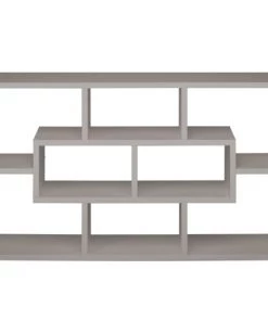 Tectake Étagères Étagère Murale Kassandra Avec 8 Compartiments En Bois MDF Effet Gris -Vaisseliers Soldes Magasin etagere murale kassandra avec 8 compartiments en bois mdf effet gris 2