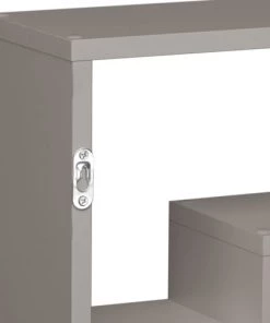 Tectake Étagères Étagère Murale Kassandra Avec 8 Compartiments En Bois MDF Effet Gris -Vaisseliers Soldes Magasin etagere murale kassandra avec 8 compartiments en bois mdf effet gris 4