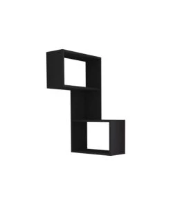 Toilinux Étagères Etagère Murale L.85 Cm Gris Anthracite