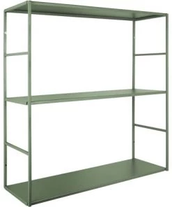 Present Time Étagères Etagère Murale Level En Métal Mat Vert -Vaisseliers Soldes Magasin etagere murale level en metal mat vert 4
