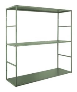 Present Time Étagères Etagère Murale En Métal Mat Gris -Vaisseliers Soldes Magasin etagere murale level en metal mat vert 7