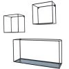 Decoclico Factory Étagères Etagère Murale (lot De 3) Noir