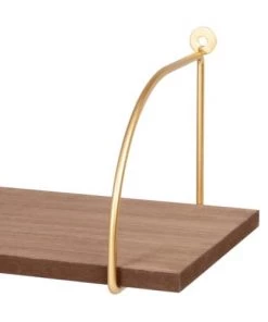 Maisons Du Monde Étagères Etagère Murale Marron Et Métal Doré -Vaisseliers Soldes Magasin etagere murale marron et metal dore 1000 0 20 218263 3