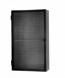 Decoclico Factory Étagères Etagère Murale Métal Et Verre Armé Noir