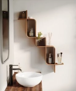 Umbra Étagères Etagère Murale Montage Bois Marron -Vaisseliers Soldes Magasin etagere murale montage bois marron 2