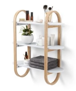 Umbra Étagères Étagère Murale Naturelle 65 X 24 X 75cm