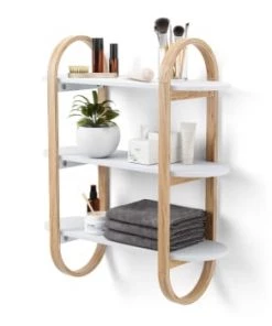 Umbra Étagères Étagère Murale Naturelle 65 X 24 X 75cm -Vaisseliers Soldes Magasin etagere murale naturelle 65 x 24 x 75cm 4