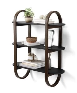 Umbra Étagères Étagère Murale Noyer 65 X 24 X 75cm