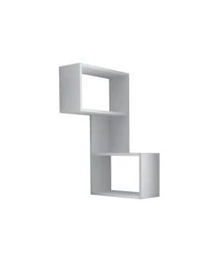 Toilinux Étagères Etagère Murale Part Blanc