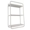 Decoclico Factory Étagères Etagère Murale Rectangulaire Métal Blanc