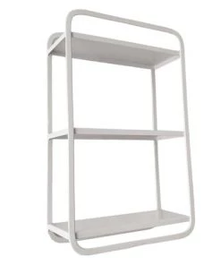 Decoclico Factory Étagères Etagère Murale Rectangulaire Métal Blanc